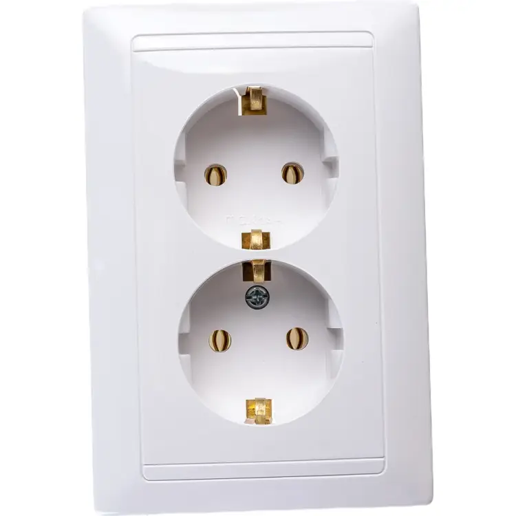 Двухместная розетка BYLECTRICA СТИЛЬ РС16-313