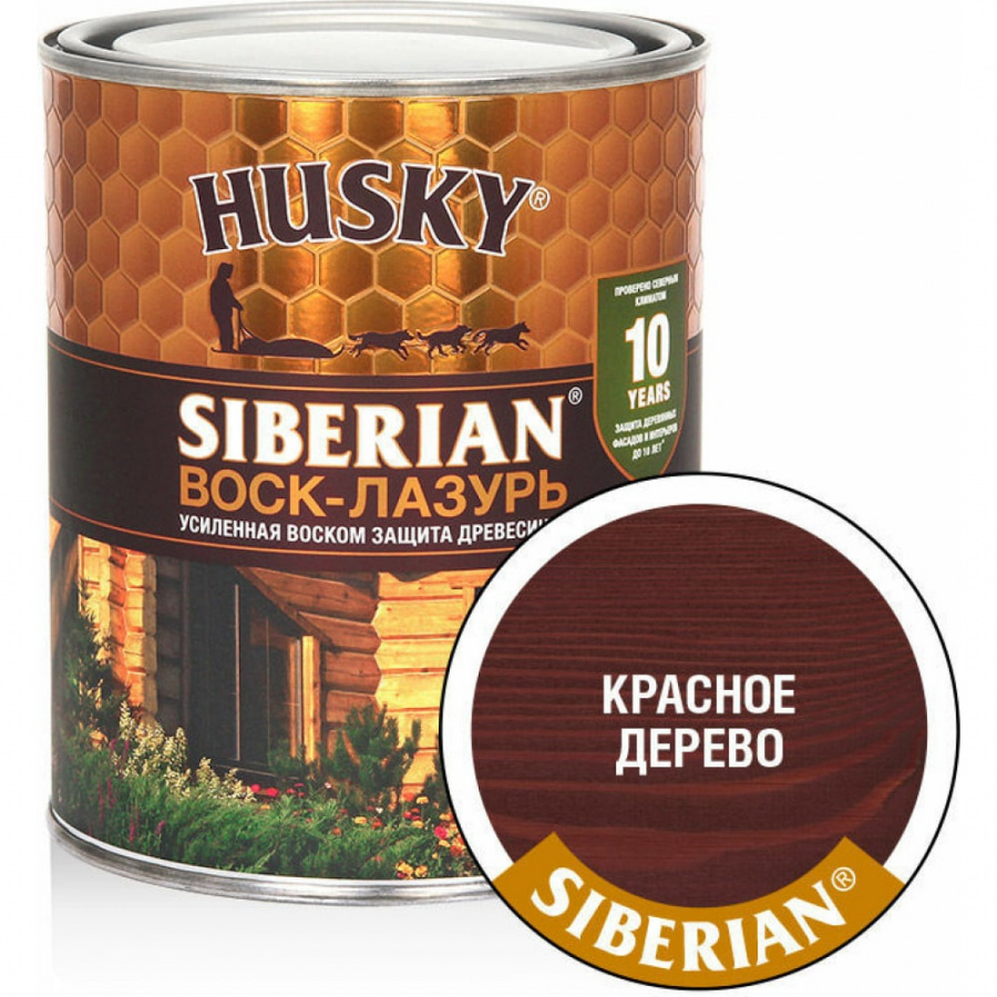 Воск-лазурь HUSKY SIBERIAN