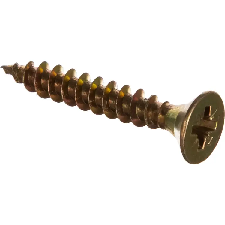 Оцинкованные универсальные саморезы Tech-Krep 40х6,0 мм желтые 100 шт. 102269