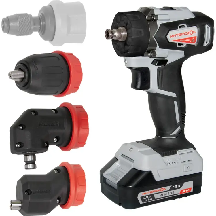 Бесщеточная аккумуляторная дрель-шуруповерт Интерскол ДА-13/18ВК 575.2.2.78 Бесщеточная аккумуляторная дрель-шуруповерт Интерскол ДА-13/18ВК 575.2.2.78