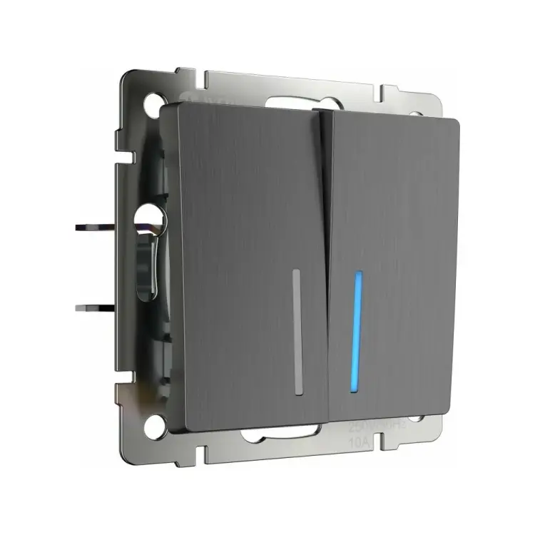 Проходной двухклавишный выключатель WERKEL W1122104 a050757