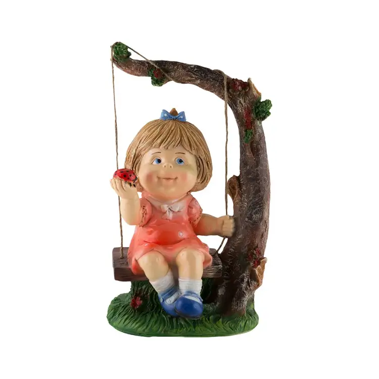 Садовая фигурка PARK Девочка на качелях 169342