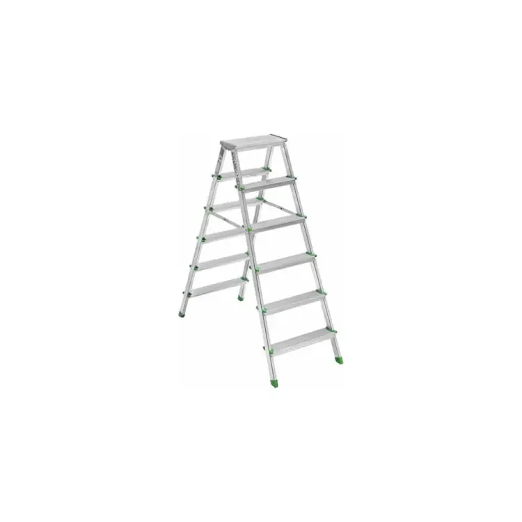 Двусторонняя алюминиевая стремянка Sarayli 18204 Двусторонняя алюминиевая стремянка Sarayli 18204