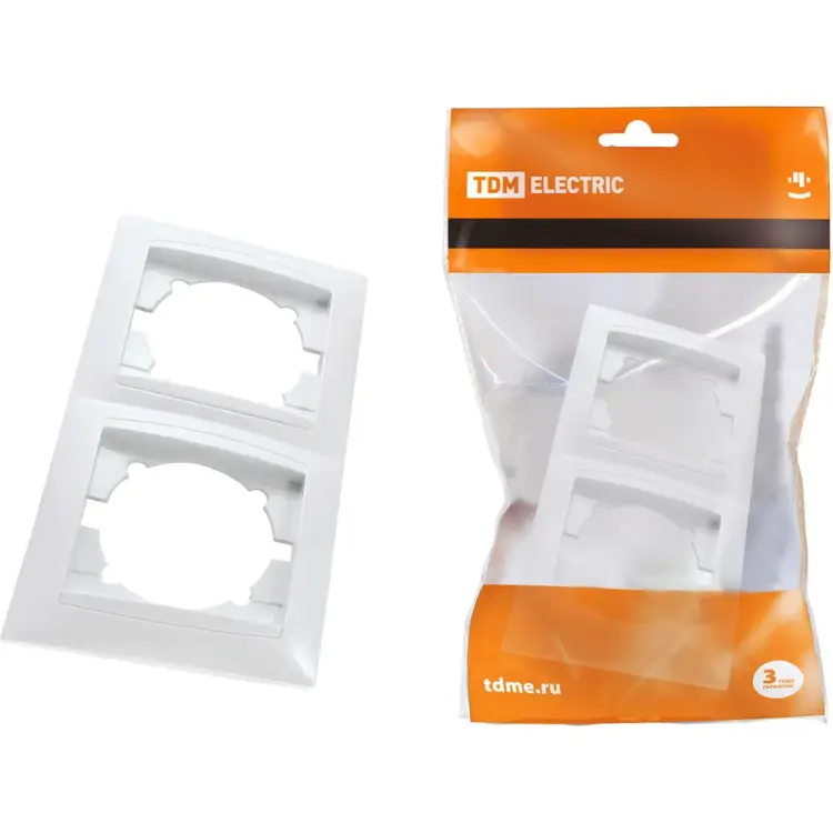 Двухпостовая горизонтальная рамка TDM ELECTRIC Лама SQ1815-0030