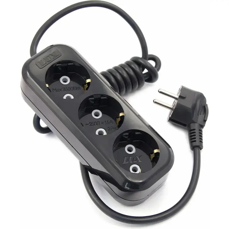 Сетевой удлинитель LUX У3-Е-03 4606400418979