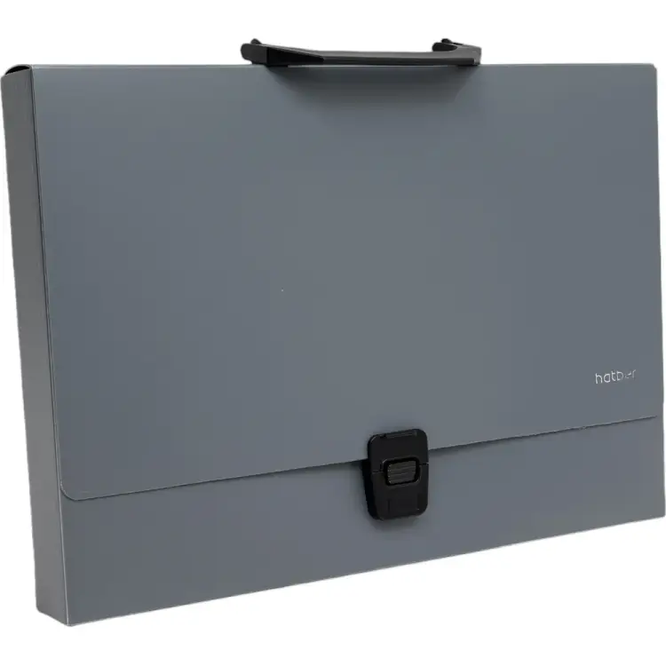 Пластиковая папка-портфель Hatber STANDARD 040123 Пластиковая папка-портфель Hatber STANDARD 040123