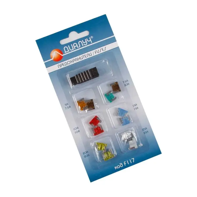 Плоские мини предохранители Диалуч MICRO супер FL117(PRD009-1)