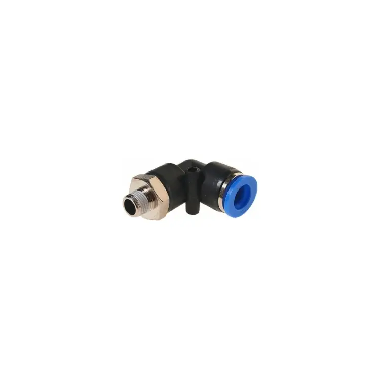 Угловой фитинг для пластиковых трубок Rockforce RF-SPL10-01(2306)
