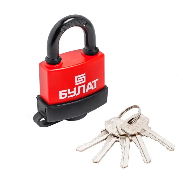Всепогодный навесной замок БУЛАТ ВС 1-П53 ПЛ 13330