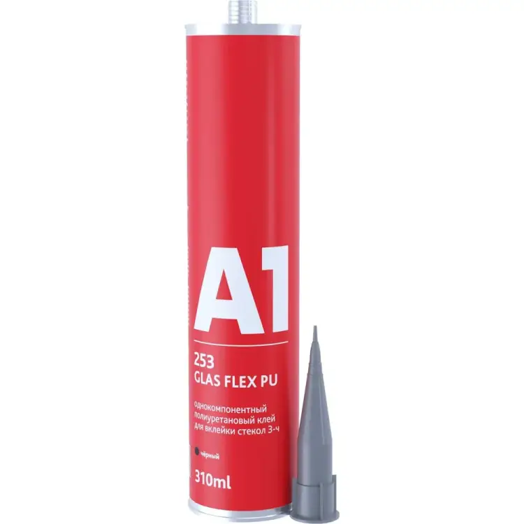Однокомпонентный полиуретановый клей для вклейки стекол A1 253 GLAS FLEX PU 253GF-310 Однокомпонентный полиуретановый клей для вклейки стекол A1 253 GLAS FLEX PU 253GF-310