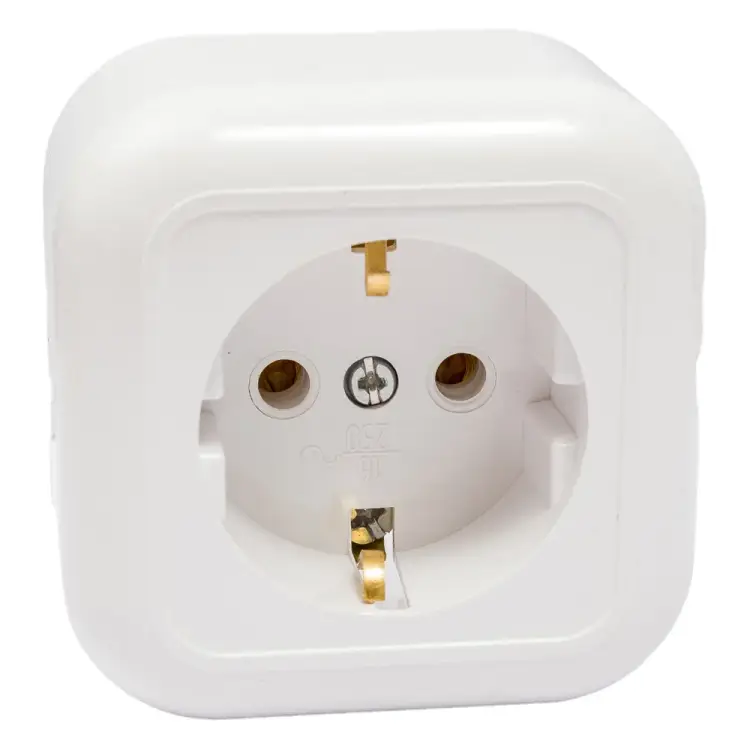 Одноместная розетка Кунцево-Электро ВАЛЕНТИНА РА16-638 7640