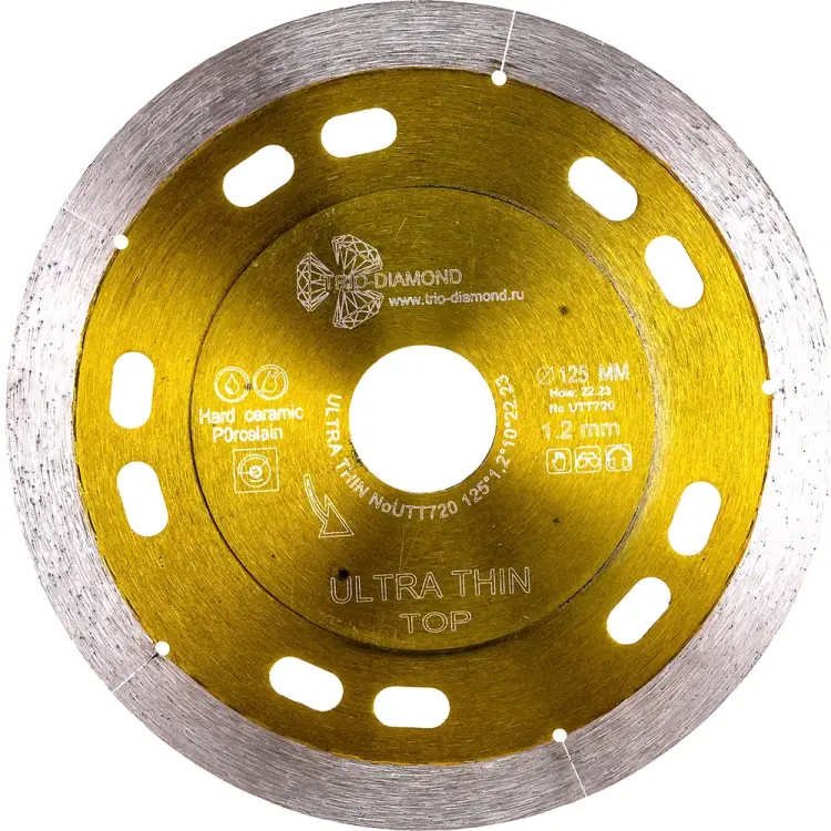 Отрезной алмазный диск TRIO-DIAMOND Ultra Thin Top UTT720