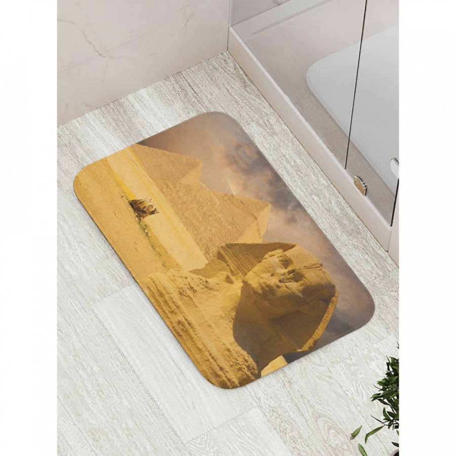 Противоскользящий коврик для ванной, сауны, бассейна JOYARTY Египетский сфинкс