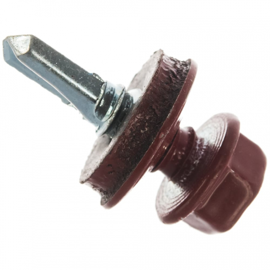 Кровельный саморез Kenner 5,5х19 RAL3011 красно-коричневый (300 шт.)