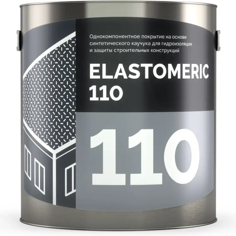 Мастика для кровли Elastomeric Systems 3 кг, базовый слой белый elastomeric-110 1100006