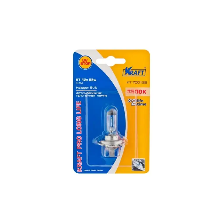 Автолампа KRAFT PX26d Pro Long Life KT 700122