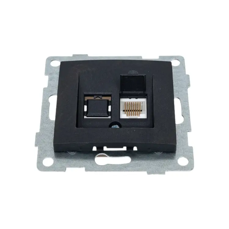 Одинарный механизм компьютерной розетки GUSI Electric Bravo С10К1-010