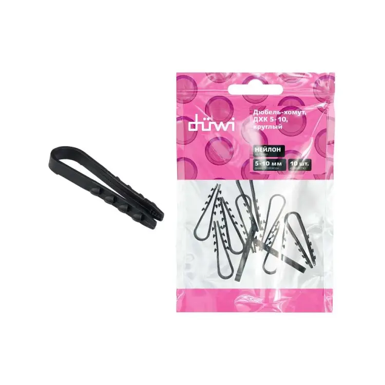 Дюбель-хомут duwi ДХК 5х10 10 шт. 30347 3