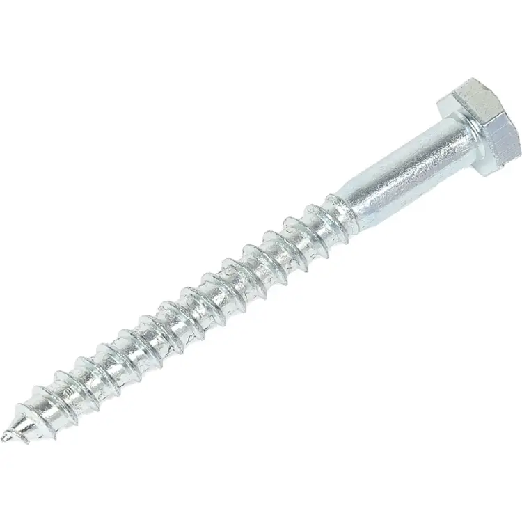 Шестигранный оцинкованный шуруп STARFIX 6x60 мм, DIN571, 10 шт. SMZ1-59731-10