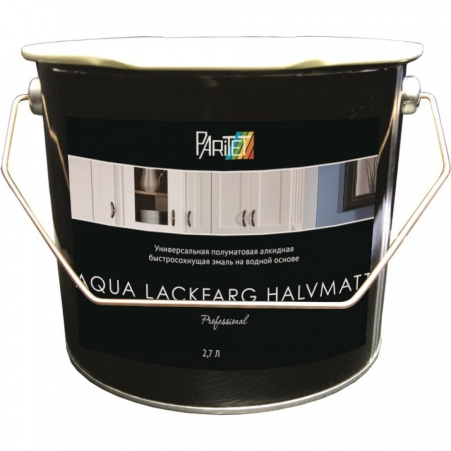 Эмаль Paritet Color Aqua Lackfarg Halvmatt