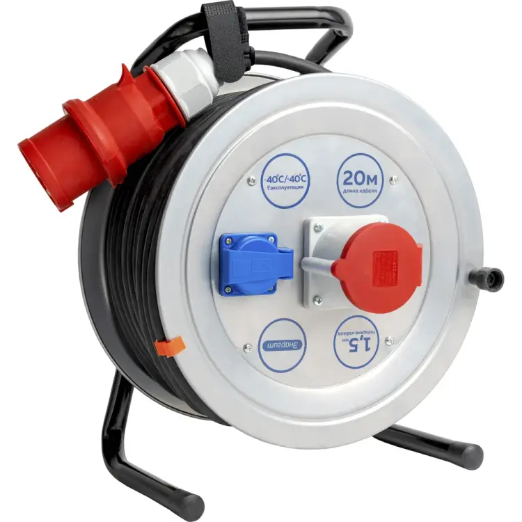 Удлинитель на металлической катушке энаргит МК1 кг МК1-515-20К-3801-2201-44