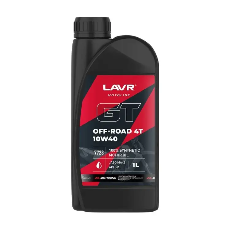 Моторное масло для мотоциклов LAVR GT OFF ROAD 4T 10W-40 Ln7723