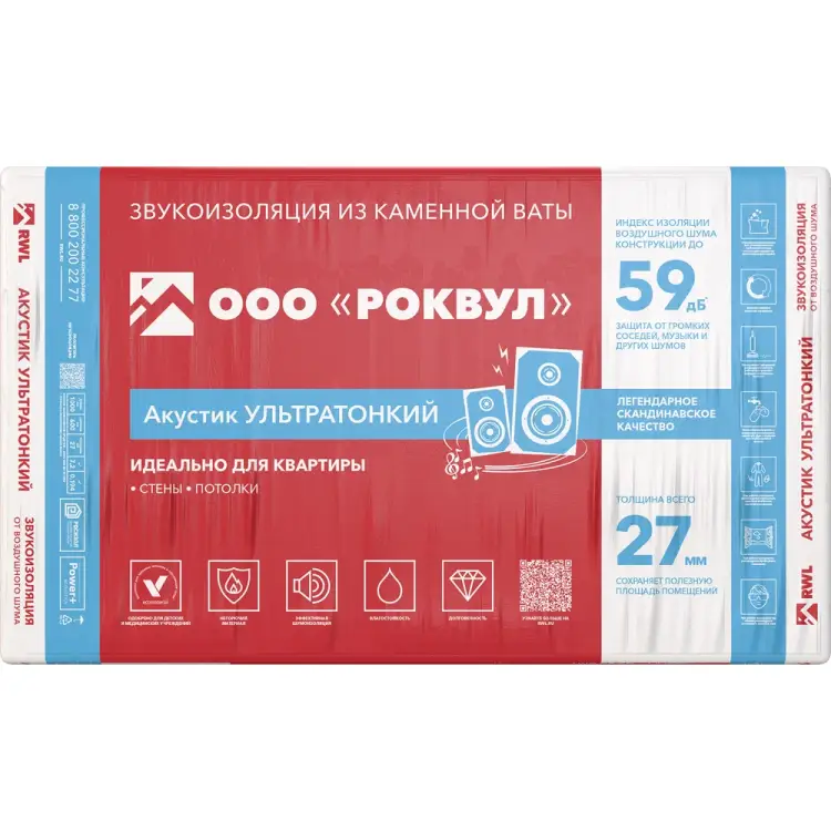 Звукопоглощающая плита RWL 236227