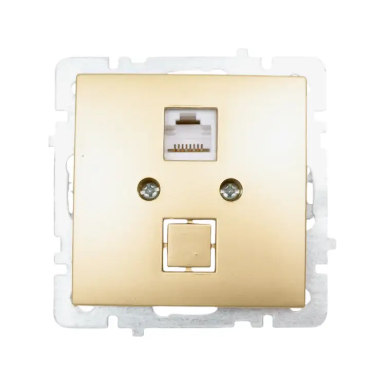 Механизм розетки Nilson Touran/Alegra metallic 24150444