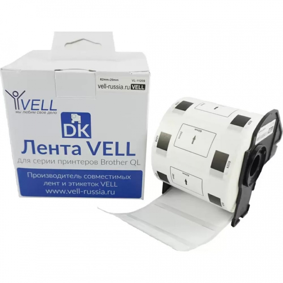 Лента Vell VL-B-DK 11209 Brother