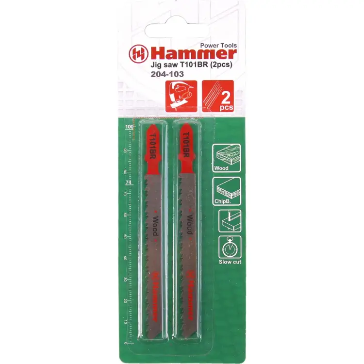 Пилка для лобзика Hammer Flex 204-103 JG WD 30571 Пилка для лобзика Hammer Flex 204-103 JG WD 30571