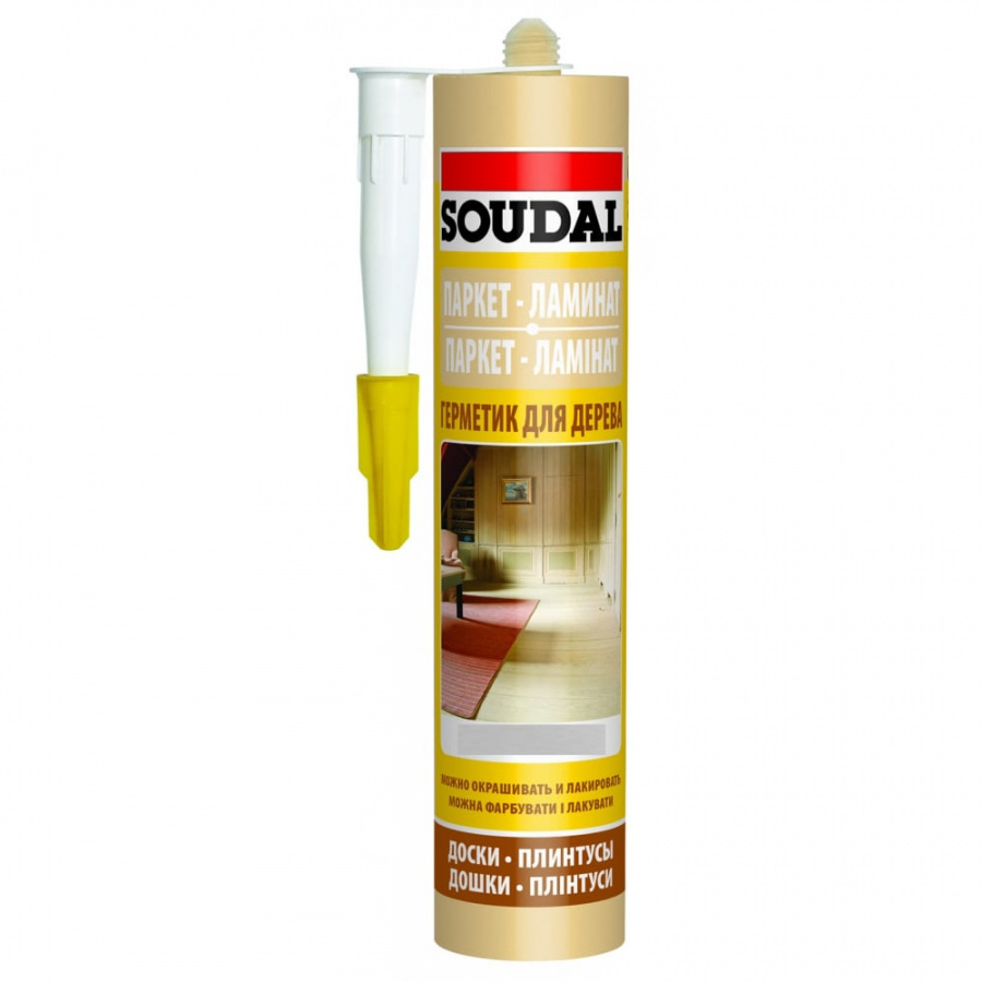 Паркетный акриловый герметик Soudal 116556