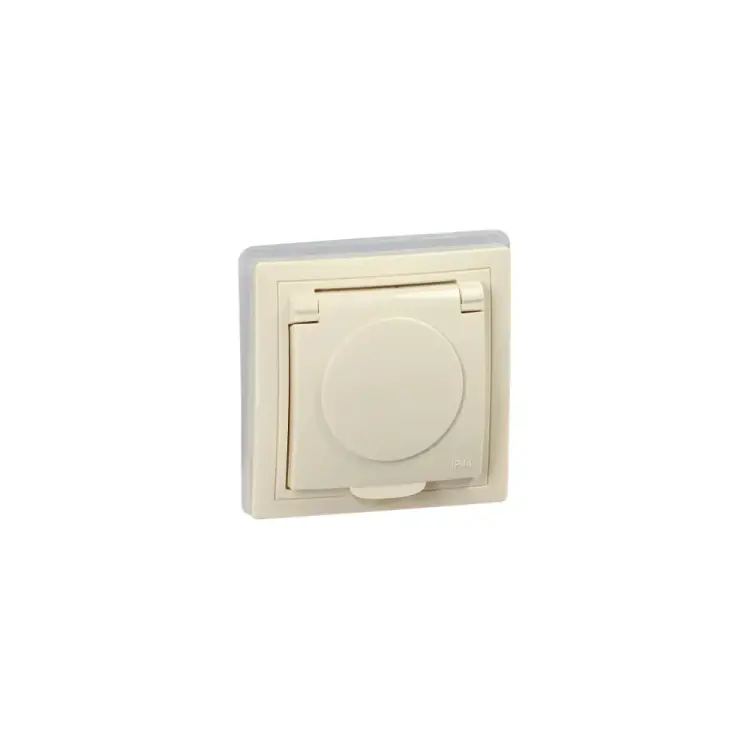 Одноместная розетка IEK KVARTA РСбш10-3-ККм-44 KV-R16-16-44-K33