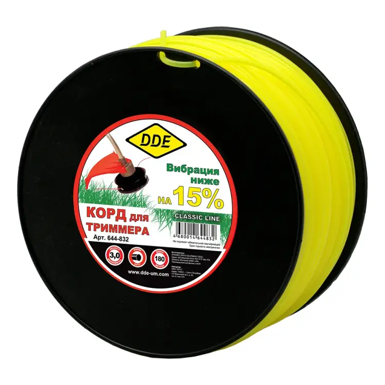 Триммерный корд DDE Classic line 644-832