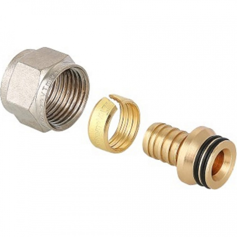 Коллекторный обжимной соединитель для полимерной PEX-трубы Valtec VTc.709.N.1622