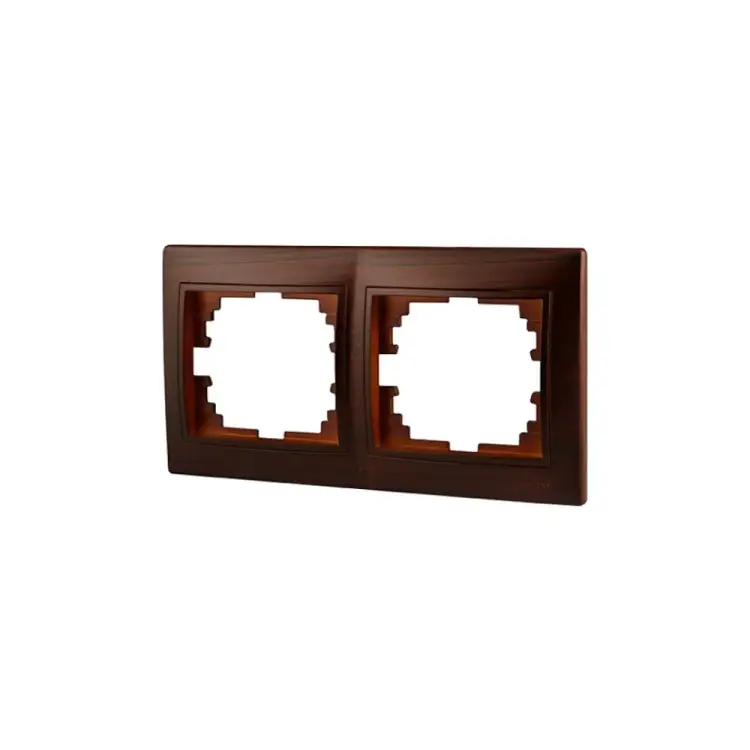 Горизонтальная двухместная рамка Lezard MIRA 701-0400-147