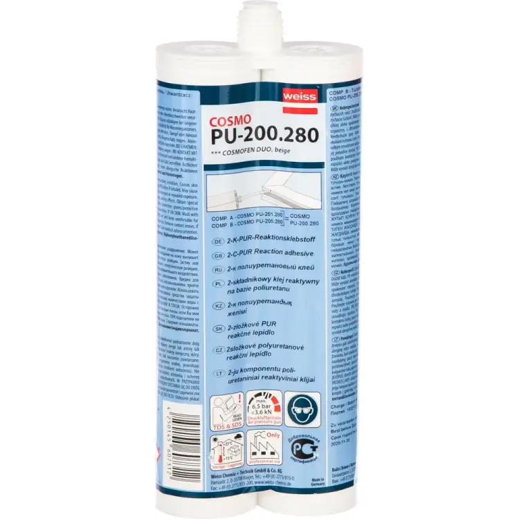 Двухкомпонентный полиуретановый клей COSMO PU-200.280