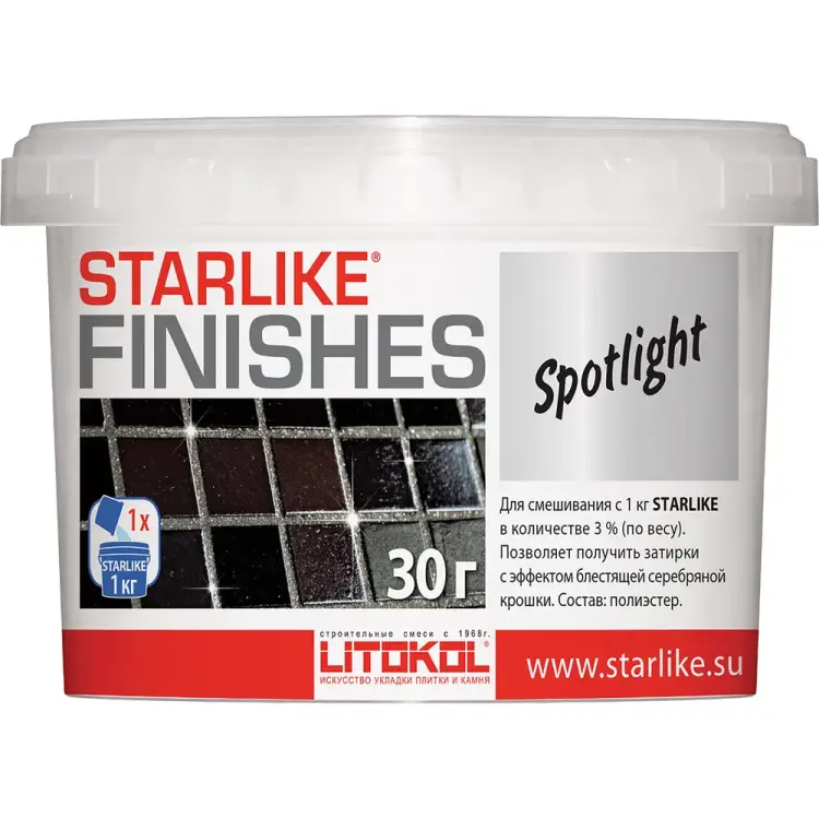 Декоративная добавка для Starlike LITOKOL SPOTLIGHT 478100002 Декоративная добавка для Starlike LITOKOL SPOTLIGHT 478100002