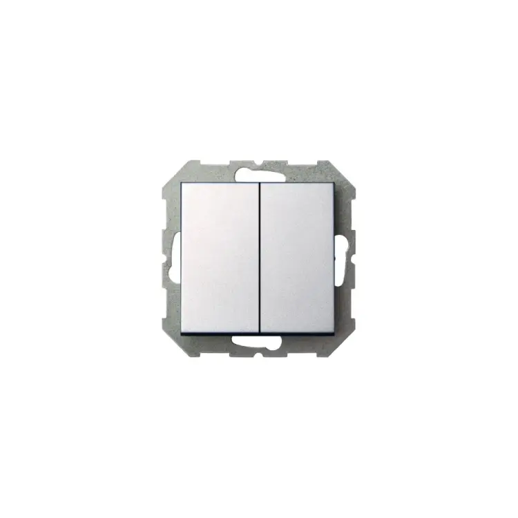 Двухклавишный выключатель LIREGUS Эпсилон IJ5 10-003-01 28-173