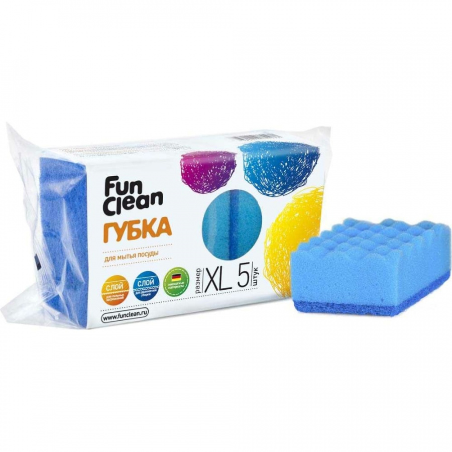 Губка для посуды Fun Clean 6794