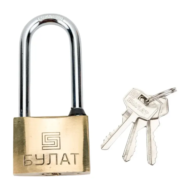Латунный навесной замок БУЛАТ ВС 1150-01 13360