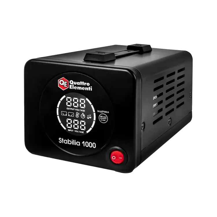 Стабилизатор напряжения QUATTRO ELEMENTI Stabilia 1000 917-643 Стабилизатор напряжения QUATTRO ELEMENTI Stabilia 1000 917-643