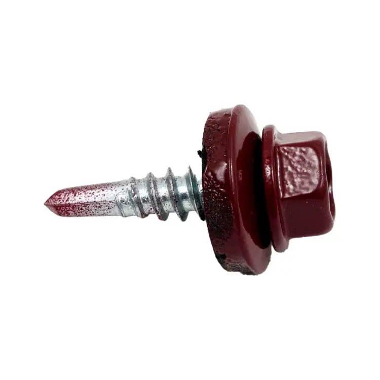 Кровельный саморез КРЕП-КОМП 4,8x19 RAL3005 красное вино 250 шт. ск48193005кф