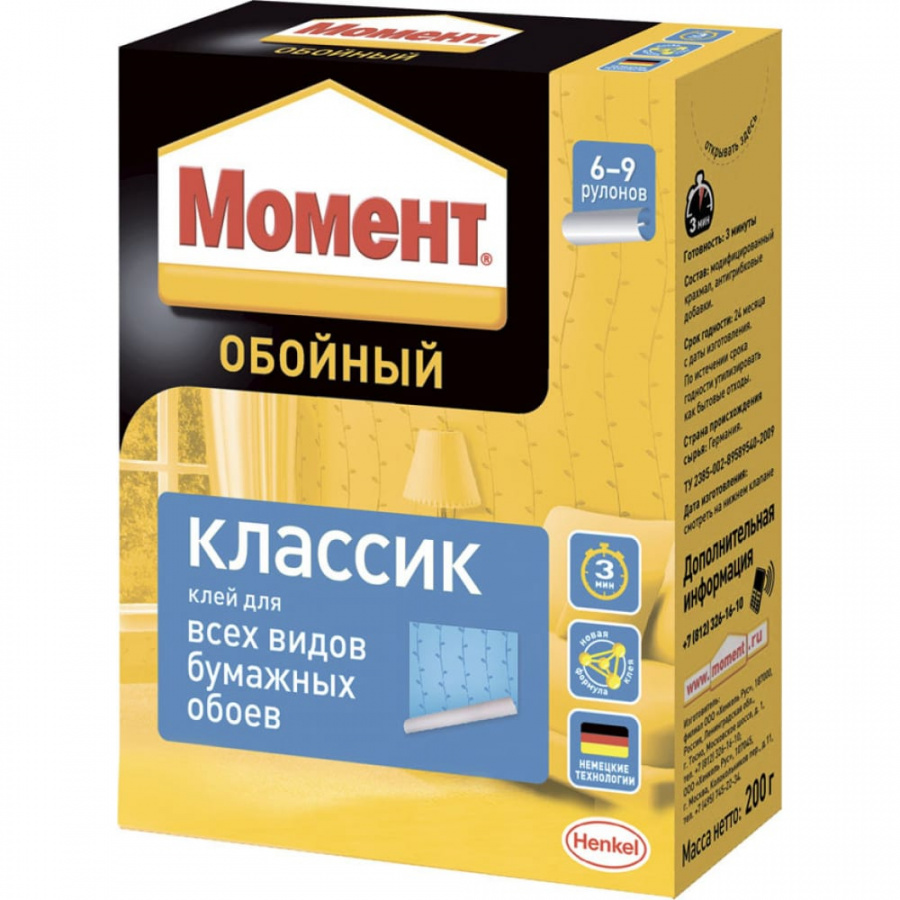 Обойный клей МОМЕНТ Классик