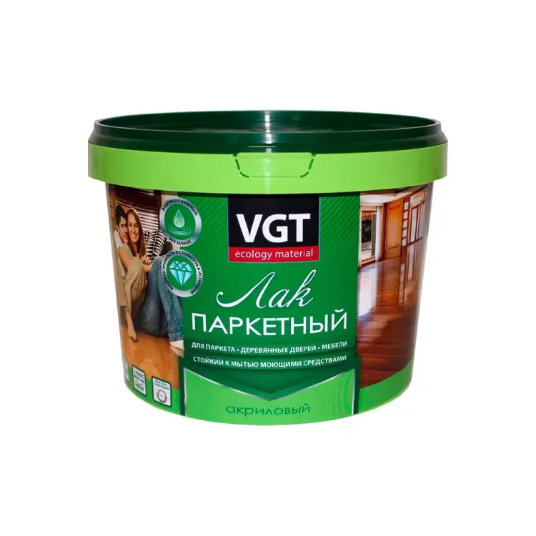 Акриловый лак для паркета и дерева внутри помещений VGT 11600177