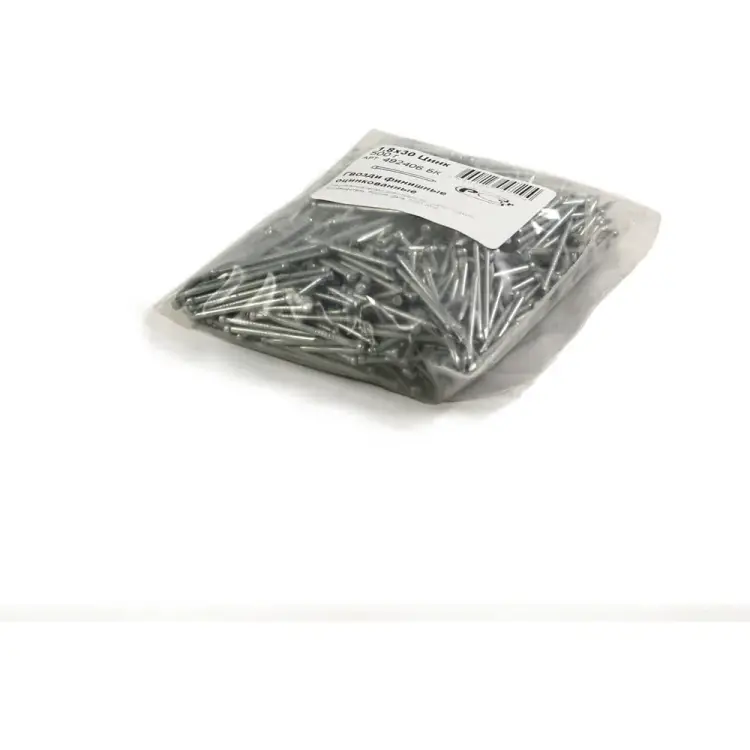 Оцинкованные финишные гвозди крепежная техника 1,8х30 (500 г) 492406