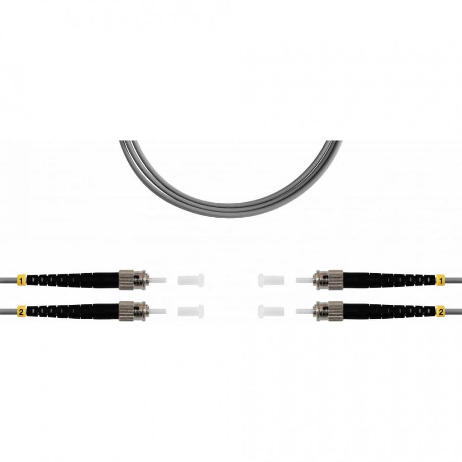 Дуплексный оптический патч-корд TopLan DPC-TOP-OM1-ST/P-ST/P-100