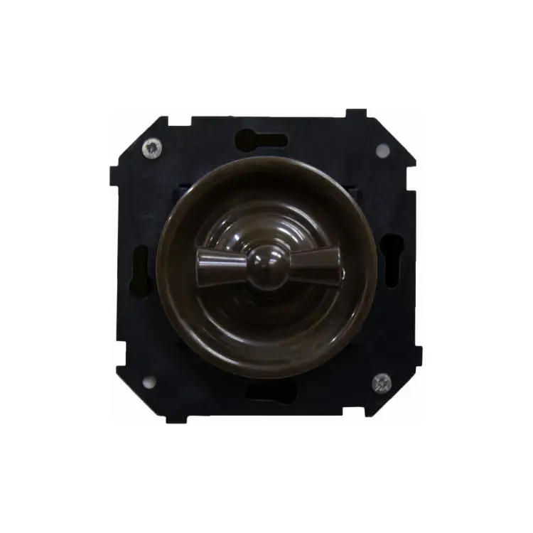 Поворотный перекрестный выключатель Bironi серия шедель B3-203-22