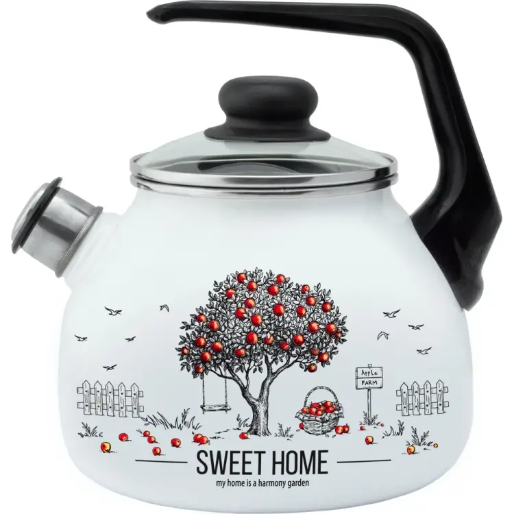 Эмалированный чайник appetite Apple Tree 4с209я Apple Tree Эмалированный чайник appetite Apple Tree 4с209я Apple Tree