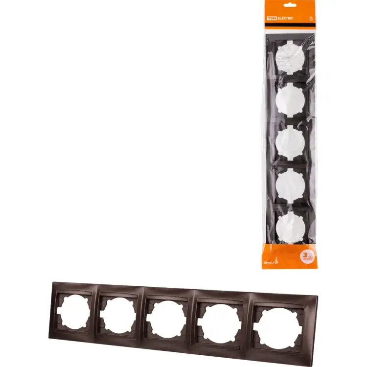 Горизонтальная пятипостовая рамка TDM ELECTRIC Лама SQ1815-0537