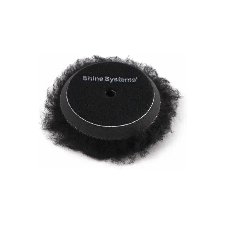 Полировальный круг Shine systems Black Wool Pad SS540 Полировальный круг Shine systems Black Wool Pad SS540